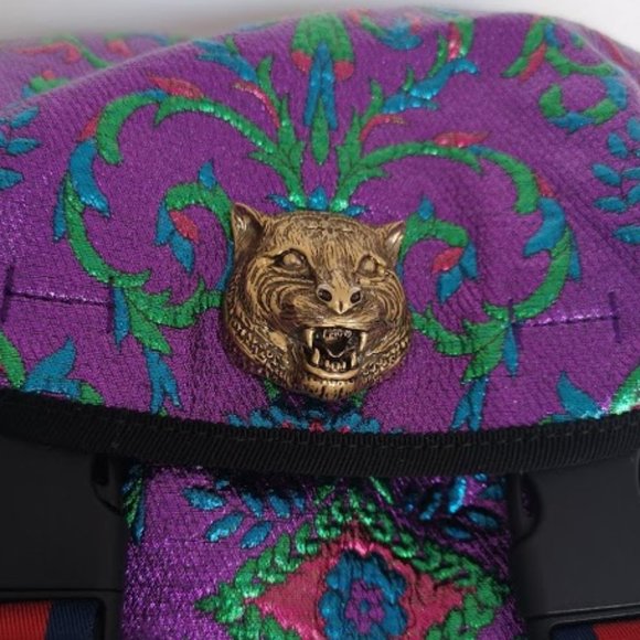 Gucci backpack with gold tiger hardware - Picture 13 of 13